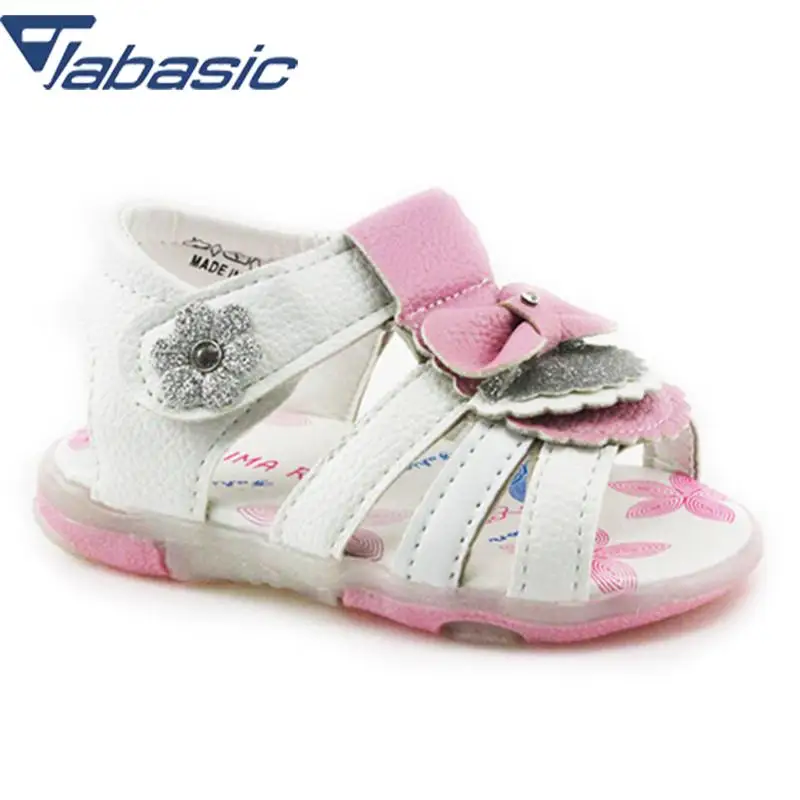 

JABASIC Baby Girls Sandals Newborn Summer Footwear Infant Shoes For Baby Bowknot Anti-slip Kids Brand Baby Shoes Sandals