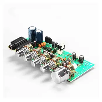 

Kaolanhon Op Amp TL074 Dual AC12~15V Reverb Amplifier Front Tone Board PT2399 Can Be Connected To 5V Bluetooth Tuning Board