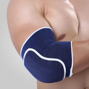 

Hot Sell 1PCS Sport and Fitness Elbow knitted thick sponge basketball crash Support Brace Pads Elbow Support