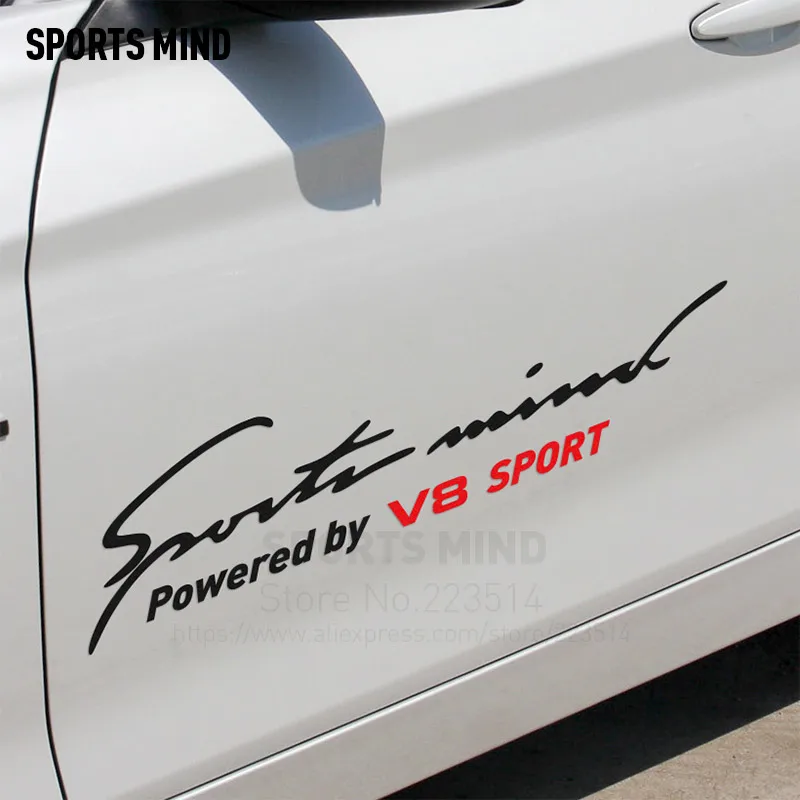 Personalizzabile V8 Car Sticker Decal Car Styling Per Bmw Honda Audi Vw Volkswagen Nissan Renault Toyota Sticker Per Accessori Auto