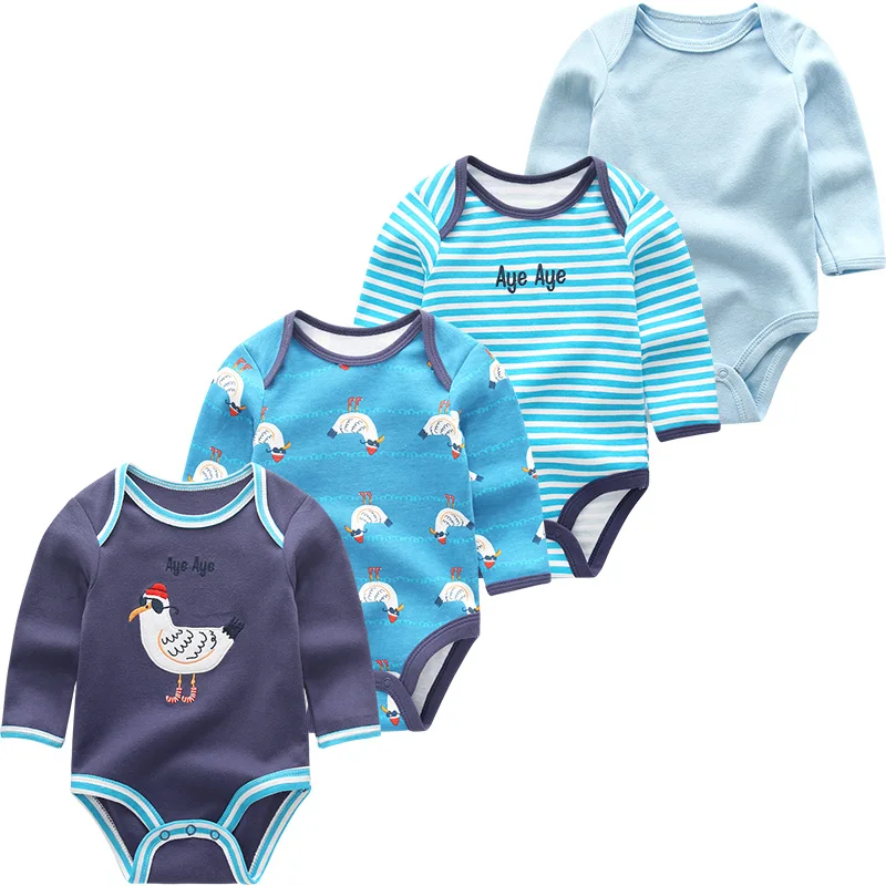Одежда для новорожденных девочек Комбинезон, костюм для малышей Одежда для маленьких мальчиков Хлопковая пижама с длинными рукавами для младенцев возрастом от 3 до 12 месяцев ropa de bebe - Цвет: BDL4029