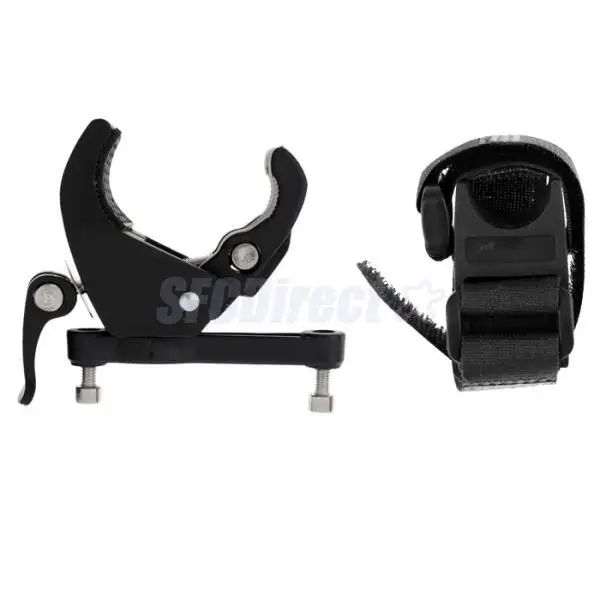 Clamp On Bike Bicycle Water Bottle Cage Holder Clip Seat Post Bracket Mount +  Flashlight Torch Lamp Mount Clamp Stand Holder