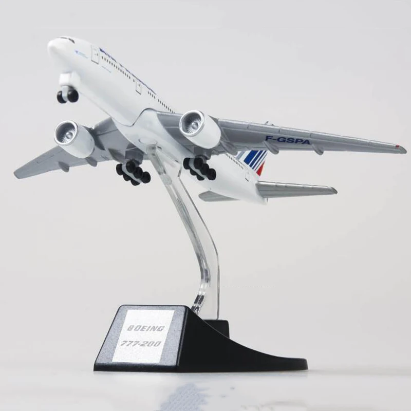 

collectible 13cm airplane model toys air France airlines Boeing B777 aircraft model diecast plastic alloy plane gifts for kids