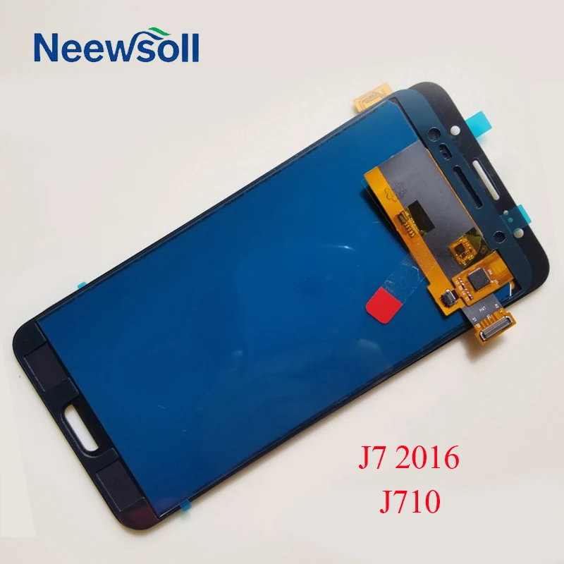 Для Samsung Galaxy J7 2016 j710 SM-J710F J710M J710H ЖК-дисплей с кодирующий преобразователь