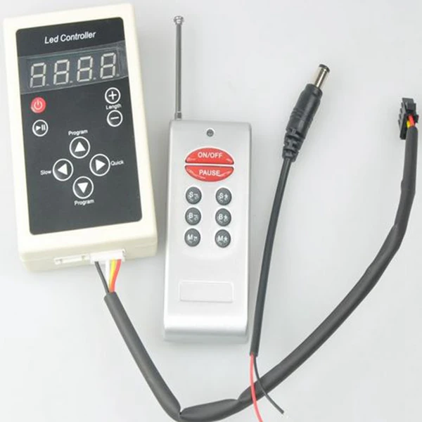 

Dream Color LED Controller for 5050 RGB LED Strip Light 6803 IC Chip WS2811 WS2801 Dream Magic Color Pixel Module DC12V
