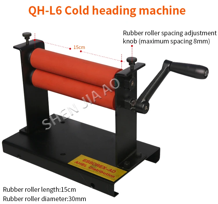 Laminador de rolo frio manual QH-L6 máquina