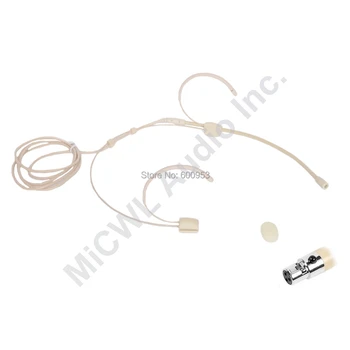 

Free Shipping Omni-directional Wireless Headset Microphone for AKG Samson Gemini Radio System XLR mini 3-Pin Dual Ear Headworn