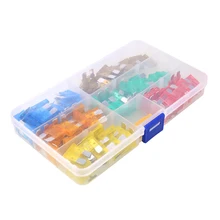 120 шт Ассорти автомобильный плоский предохранитель Набор для Авто Фургон Грузовик Лодка