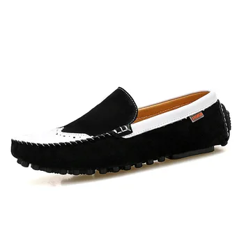 

New Design Moccasins Men Shoes Casual Breathable Suede Shoes Men Loafers Driving Slip On British Style