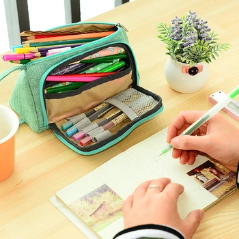 

Lovely Pencil Case Kawaii Large Capacity Pencilcase School Pen Case Portable Pencil Bag Pencils Pouch School Pen Box Stationery