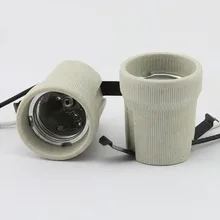 4 предмета в комплекте с обеих сторон, с принтом букв, для весны E27 гнезд ламп, керамика и фарфор круглые светодиодные лампы "сделай сам"