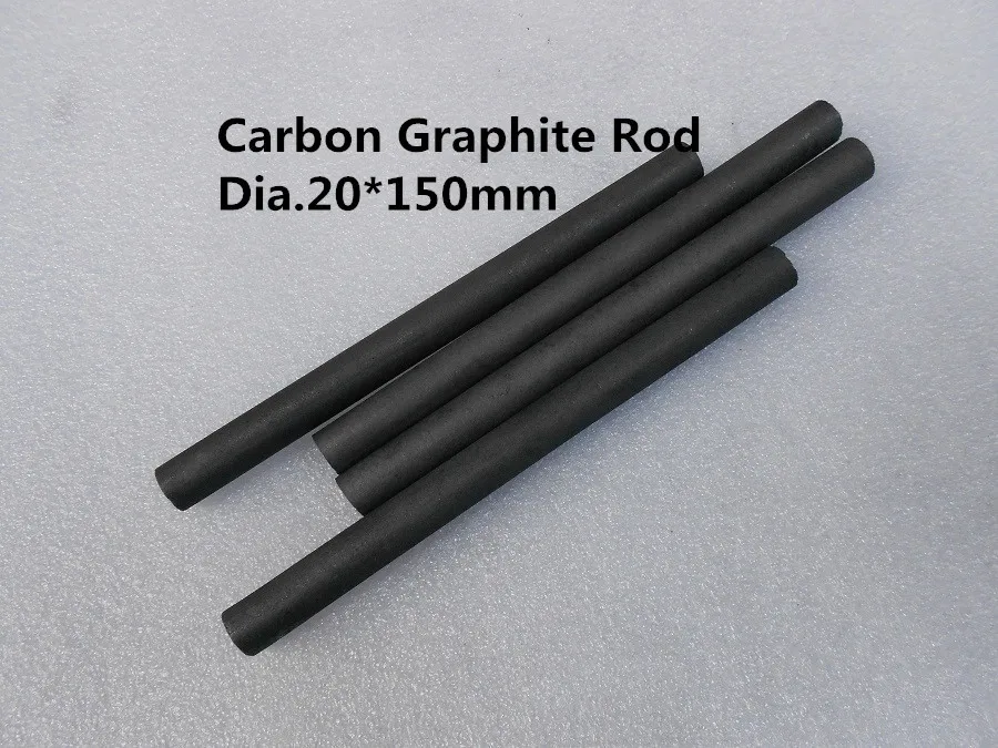 Graphite Rod Dia.20*150mm , graphite elctrode rod , carbon cylinder rod ,FREE SHIPPING 1pcsrod