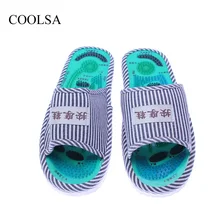 COOLSA/незаменимые медицинские шлепанцы с эффектом акупунктурного массажа; высококачественные мужские массажные тапочки с магнитом для ног; домашняя обувь