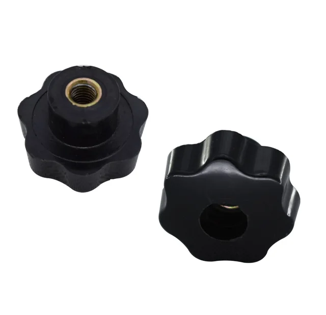 M5/M6/M8/M10/M12 Female Thread Star Knob Handles Trox Shape Through