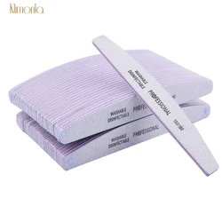 50pcs Gray Boat Nail File Buffers 100/180 Sandpaper Nail Art Polish Blocks UV Gel Varnish Files Manicure Tools For Salon 50pcs Gray Boat Nail File Buffers 100/180 Sandpaper Nail Art Polish Blocks UV Gel Varnish Files Manicure Tools For Salon