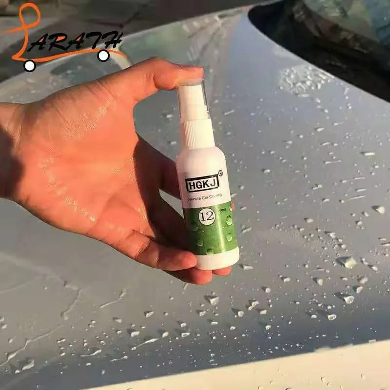 20 50 мл HGKJ 12 керамическое покрытие автомобиля ручной спрей автомобильный воск уход за краской водонепроницаемый для удаления царапин жидкое стекло покрытие