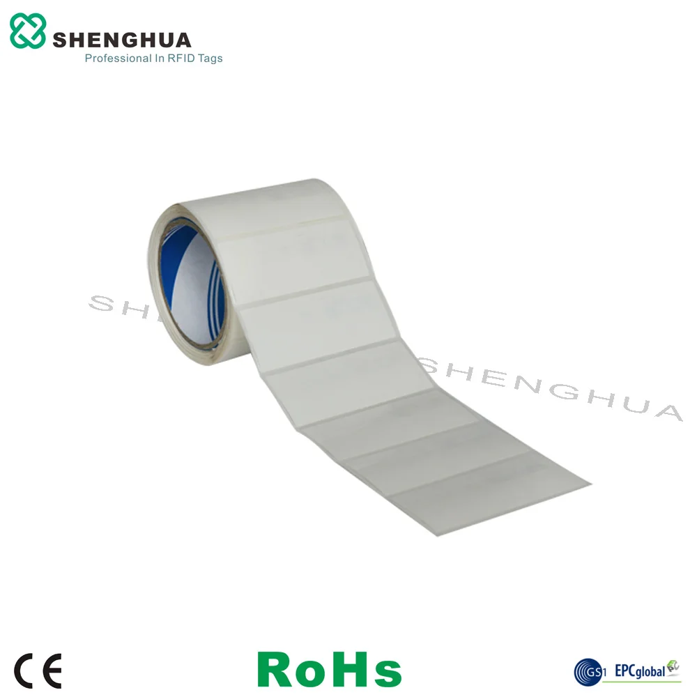 

50pcs/pack PET RFID Passive Label Sticker UHF Waterproof Tag For Jewellery Store Management