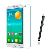1х пленки+ 1х чистая ткань+ 1х стилус, прозрачная защитная пленка для ЖК-экрана для Alcatel One Touch Pop 7 P310a P310x