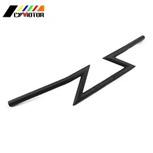 " 25 мм алюминиевый в форме молнии Руль Ручка Бар для KTM SUZUKI YAMAHA KAWASAKI HONDA и Cruiser Chopper на заказ