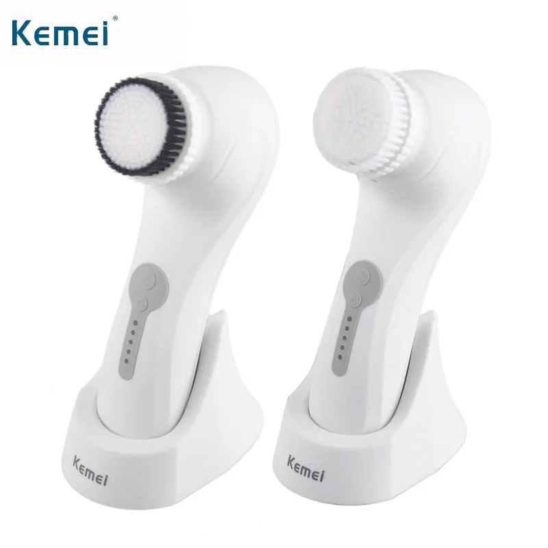 

Kemei-6066 Waterproof Face Cleansing Brush Ultrasonic Washing Machine Skin Equipment Face Cleansing Instrument Facial Care Tools