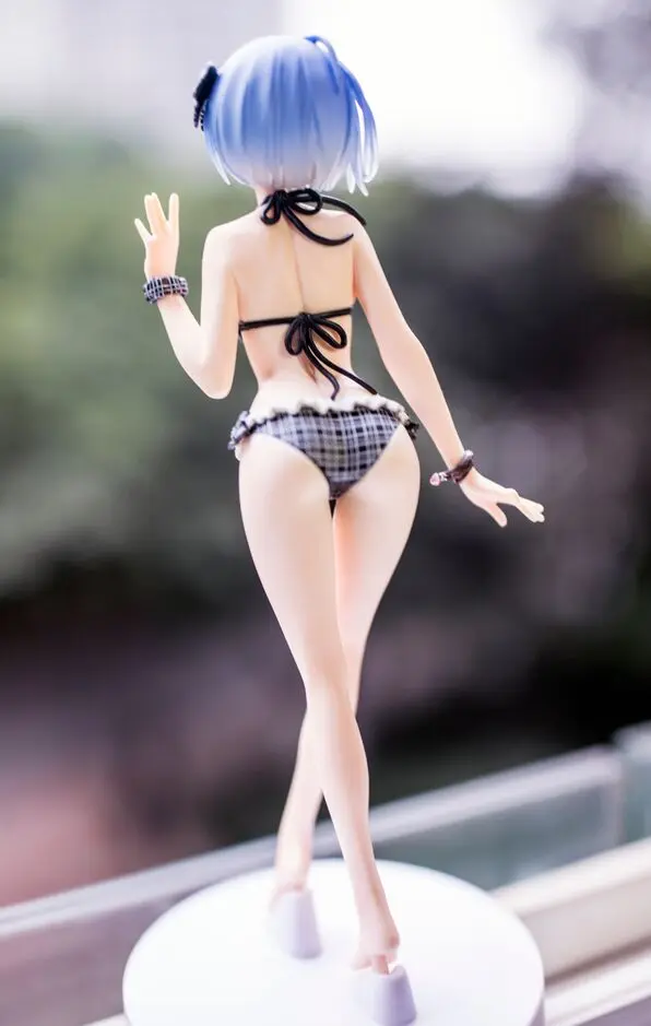 Японская оригинальная аниме фигурка re zero kara hajimeru isekai seikatsu Rem купальник ver экшн