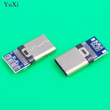 YuXi Micro USB Type-C male Connector For Mobile Phone Micro USB Jack Connector Charging Socket