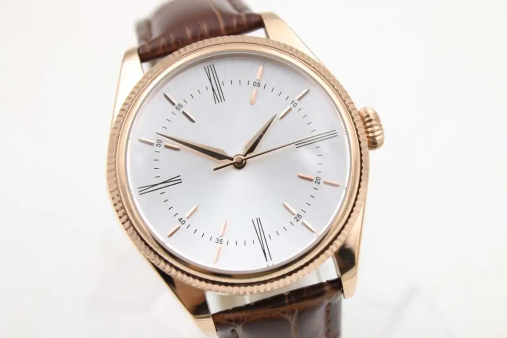 

Ro. Celini m50509-0017 Leather Brown Rose Gold AAA Men's Automatic Mechanical Wristwatches 39mm High Quality Wristwatch
