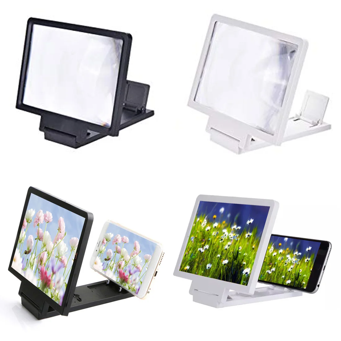 

Mobile Phone Screen Magnifier For Video Expander Mobile Phone Screen Folding larger Expander HD Magnifier 3D Video Amplifier
