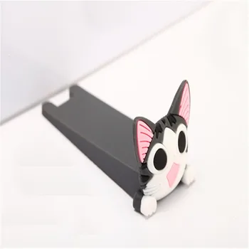 

2 pcs/set Baby Satefy Door Stopper Finger Protection Corner Guards Cartoon Children Door Stoppers Holder Silicone Mouse Shape