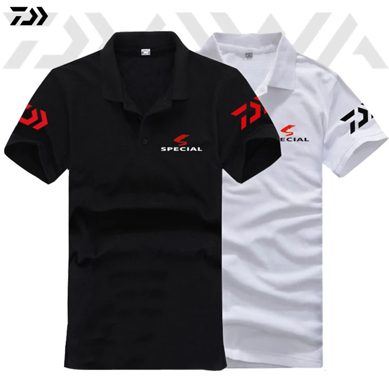 Roupas de Pesca Roupas de Secagem Rápida de Manga uv de Proteção Speicial Pesca Daiwa 2018 Verão t Camisa Respirável Anti Solar Curta