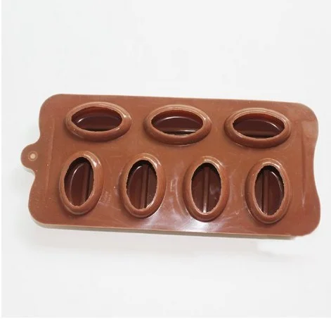 Силиконовая форма в форме зерен льда мыла кофейных 7 вариантов|coffee bean shape|molde