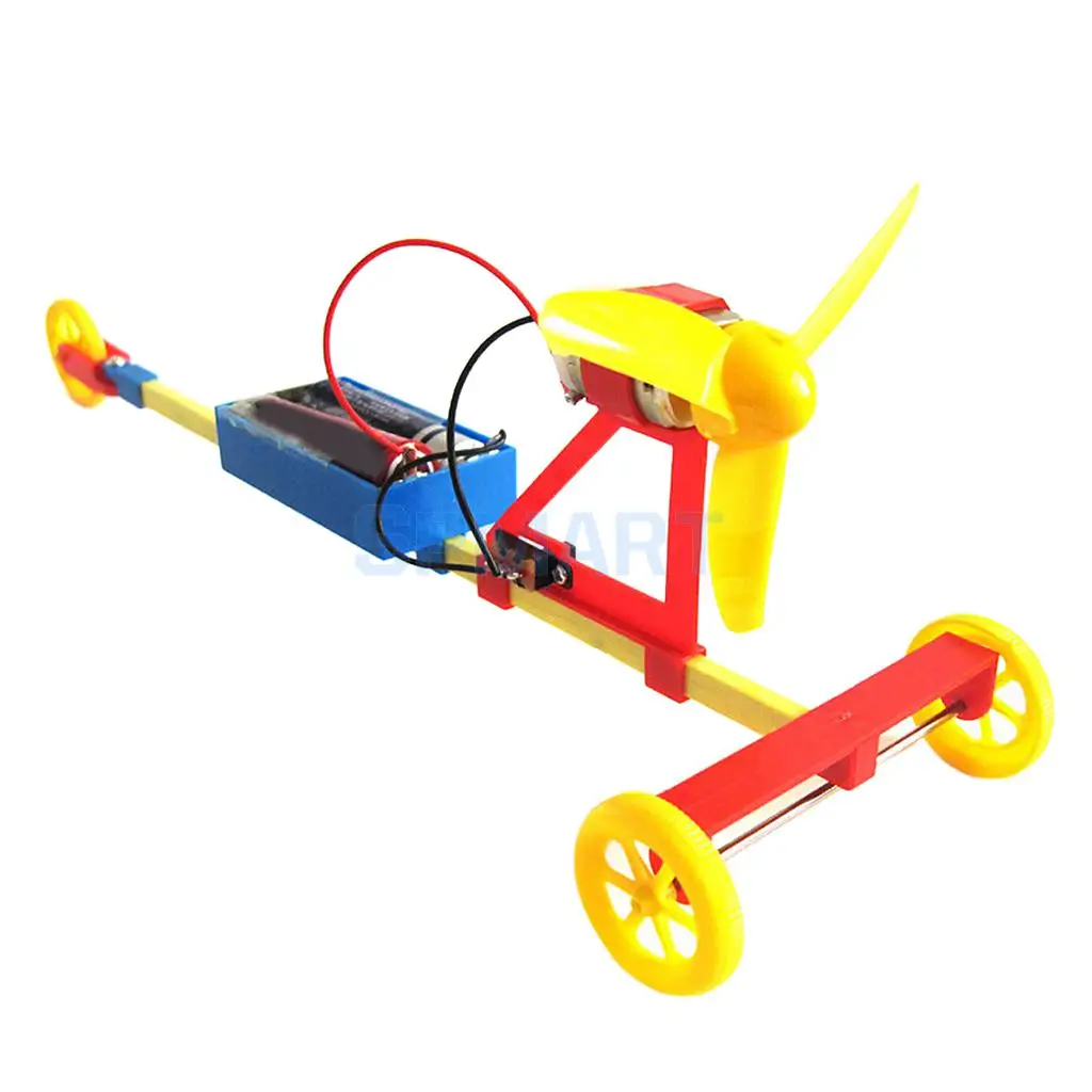 Buy Electric Air Powered Racing Car DIY Assembly Toy