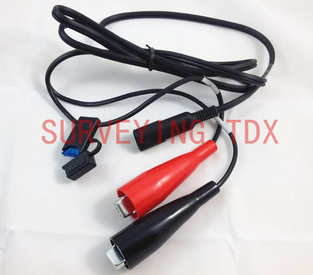 

New GPS RTK instruments power cable alligator clip to SAE power cord cable For gps surveying instruments PDL power cable