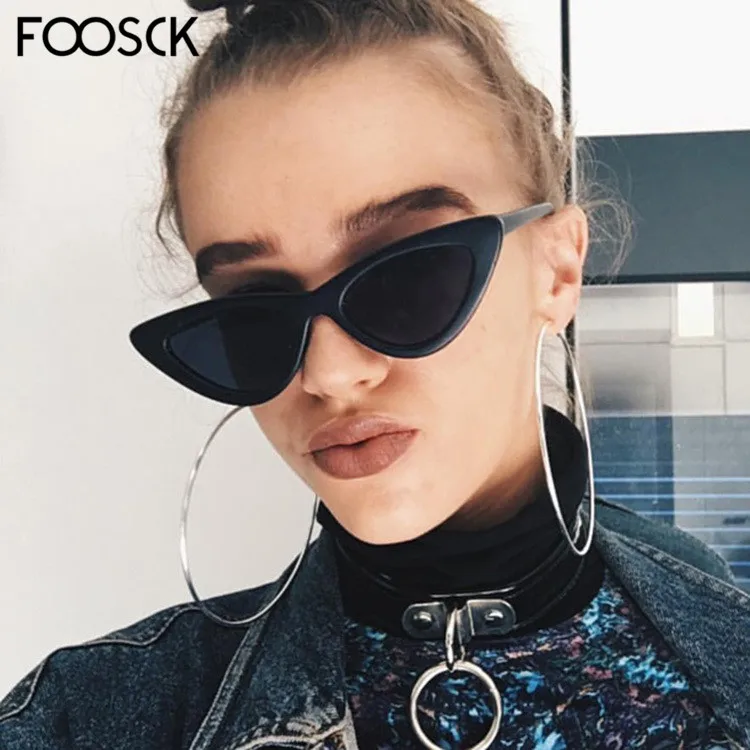 Женские солнцезащитные очки в леопардовой оправе FOOSCK винтажные брендовые