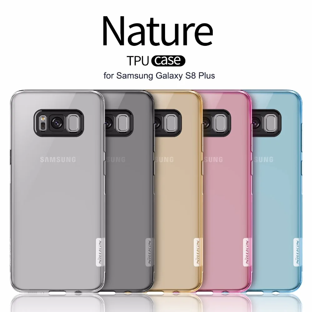 

for Samsung Galaxy S8 Plus Nillkin TPU 0.6mm Ultra thin Phone Case Silicone Cover Crystal Clear Case for Samsung S8+ 6.2" Case