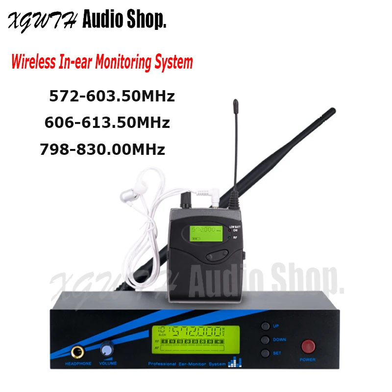 

Monitoring System Wireless In Ear Monitor with In Earphone Professional for Stage Performance DJ