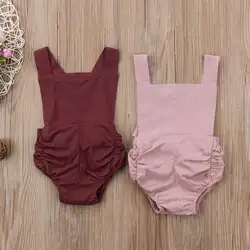 Летняя юбка-пачка для новорожденных девочек Комбинезон Детские комбинезоны пляжный костюм