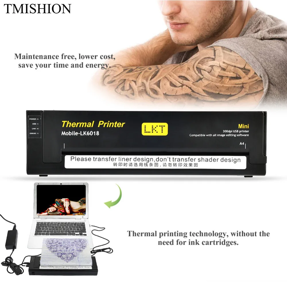  Temporary  Tatoos Transfer  Machine  Printer Drawing Thermal 