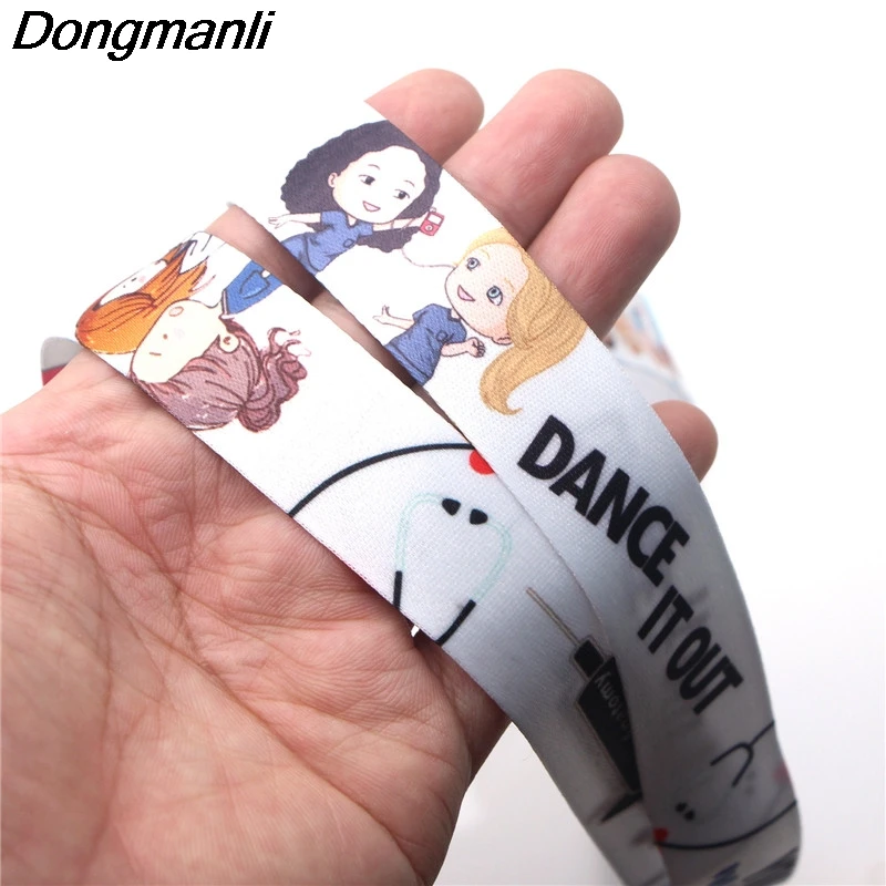 P3493 Dongmanli медицинский серый анатомический брелок Lanyards Id значок держатель ID карта