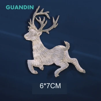 

GUANDIN,EM024 1pack New Deer Series Embroidery Patch,Cloth Sticker,Applique Ironing For Cloth/Jeans/Bags/Shoes,DIY Accessories