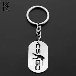 CS прохладный человек кольцо для ключей войны CF Key Finder солдат брелок Мода Мальчик сплава Лаки амулет Key Holder аксессуары новая игра ювелирные