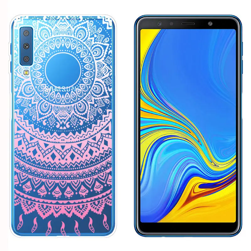 Soft TPU Fundas for Samsung A750 Smart Back Phone Cover for A6 A8 Plus 2018 Galaxy A9 2018 Clear Silicone Case for A520 A7 2018 (7)