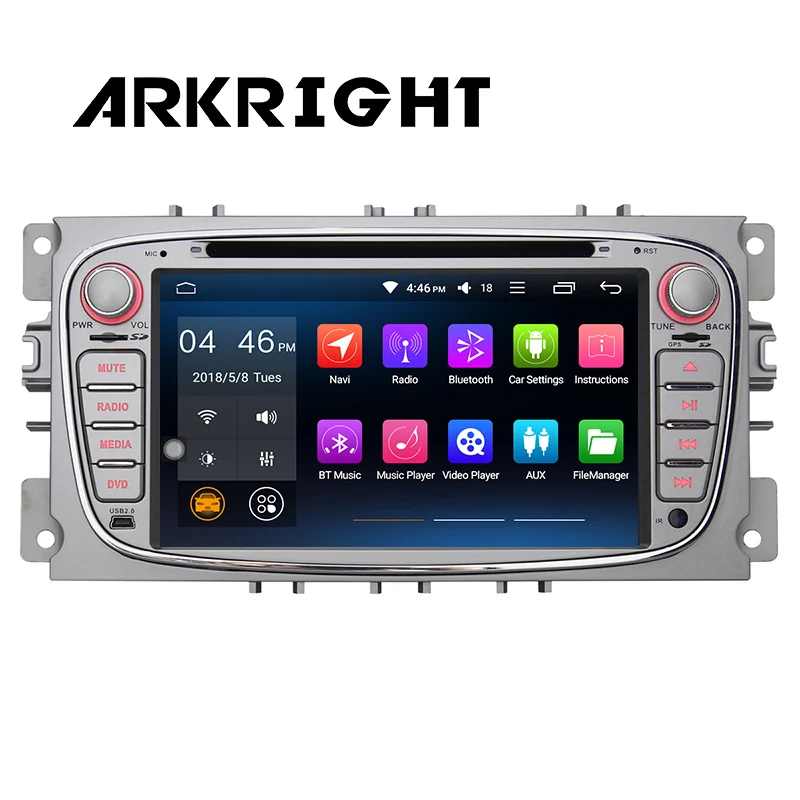 

ARKRIGHT Android 6.0 7" 2 Din Car Radio Audio Stereo GPS Navigation Head unit For Ford Focus 2007-2010 DVD Car multimedia player