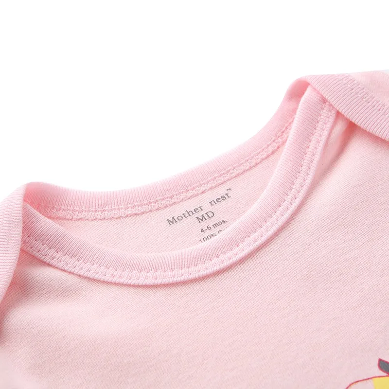 Mother Nest 3 Pieceslot Cartoon Style Baby Girl Boy Autumn Clothes New Born Body Baby Ropa Next Baby Bodysuit (3)