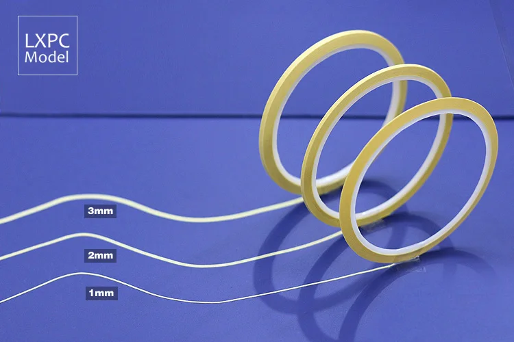 

Model spraying dedicated Turning curve Mark line Cover tape Very fine 1/2/3 mm
