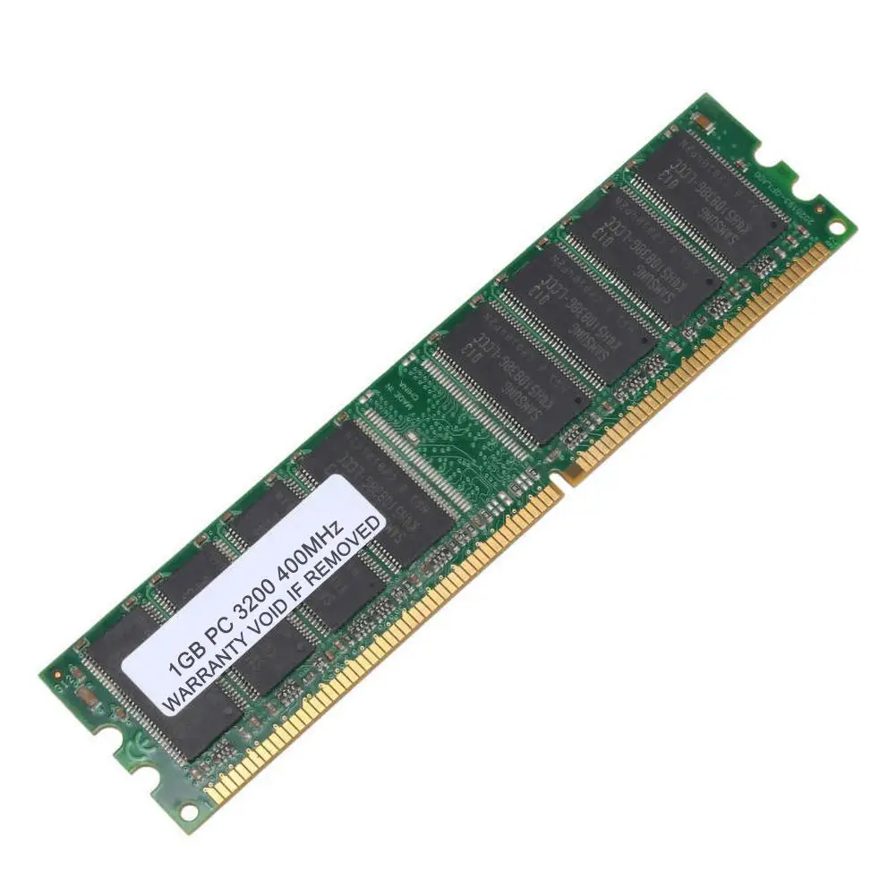 

2.5V 1GB PC3200 DDR 400MHz 184Pin Non-ECC Desktop Computer Memory Stick DIMM RAM