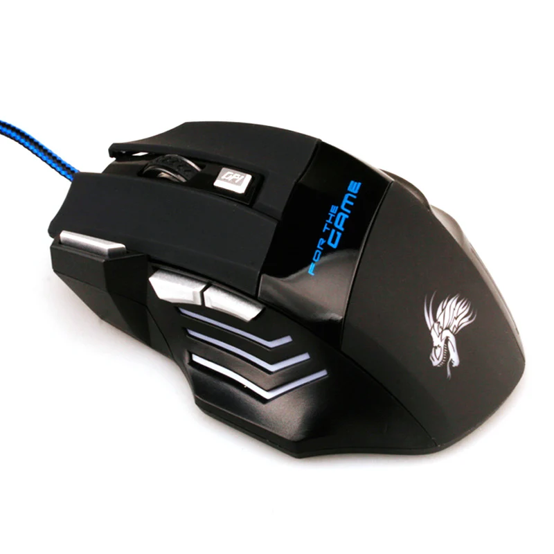 Professional 5500 DPI Gaming Mouse 7 Buttons LED Optical USB Wired Mice for Pro Gamer gaming mouse wired mouse