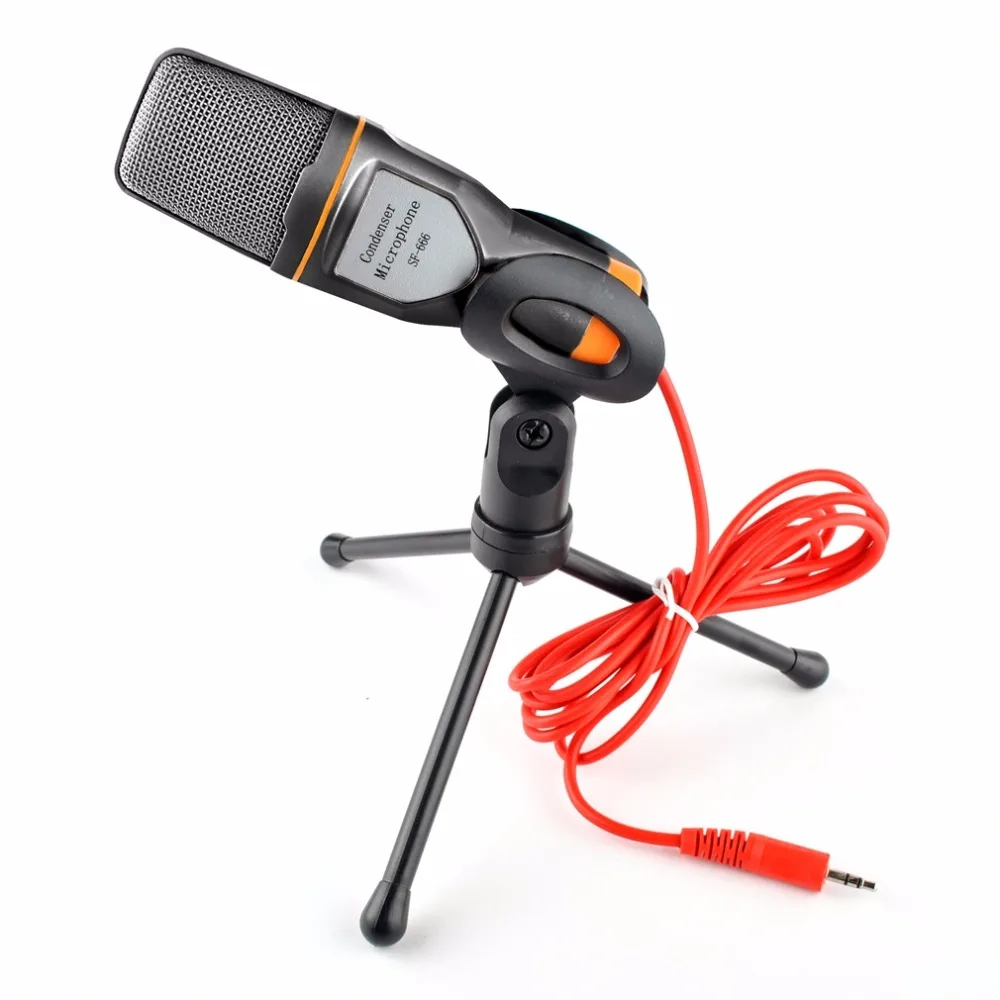 

Professional 3.5mm Plug Condenser Microphone Portable Size Mini Microphone Low Noise Strong Compatibility Home Use