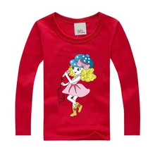 Fashion spring summer boys girls clothes tops children T shirt kids clothing cotton material