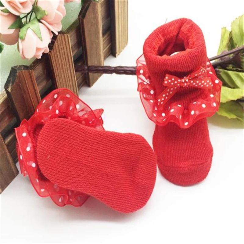 New Socks Socks For Girls Cotton Toddlers Combed Cotton Ankle Socks Baby Girls Bowknots Baby Socks Newborn Cotton Girls V15# (6)